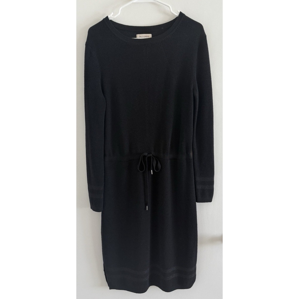 Falconeri Dress Small‎ Merino Wool Blend Staple Capsule Quiet Luxury Minimal LBD